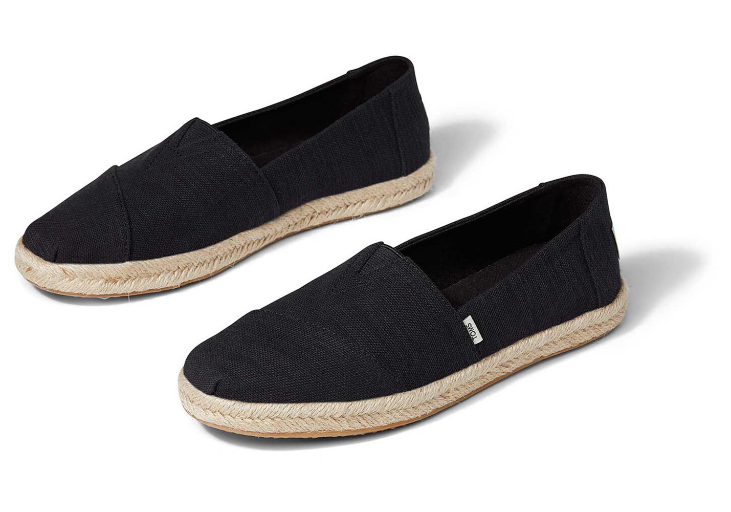 Toms Alpargata Rope Espadrille Black - Womens - 94758-QDPM